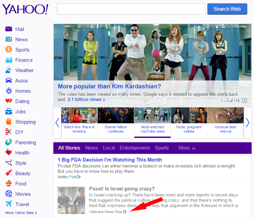 veterans news now on yahoo